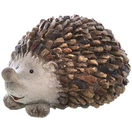 Deko-Igel liegend, L 30 x B 22 x H 18 cm, grau/braun, Magnesia