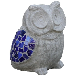 Dekofigur, Zement/Keramik, grau/blau