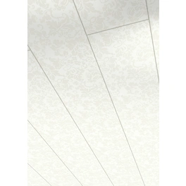 Dekorpaneele »Style«, Floral weiß, Holzwerkstoff, Stärke: 10 mm