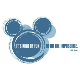 Dekosticker »Disney Its kind of fun«, BxH: 50 x 70 cm