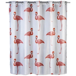 Duschvorhang »Flamingo«, BxH: 180 x 200 cm, Flamingo, mehrfarbig