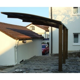 Einzelcarport »Portoforte«, Typ 110, Außenmaß BxT: 270,4 x 495,4 cm, bronzefarben