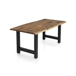 Esstisch, mit Tischgestell in H-Form