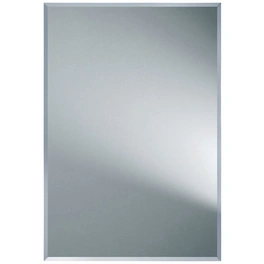 Facettenspiegel »Gennil«, rechteckig, BxH: 55 x 80 cm, silberfarben