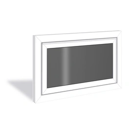 Fenster »B70«, Kunststoff, weiß, Glasstärke 36mm