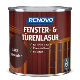 Fenster- und Türenlasur seidenglänzend, palisander