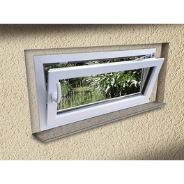 Fenster,Gesamtbreite x Gesamthöhe: 60 x 40 cm, Glassstärke: 33 mm, weiß