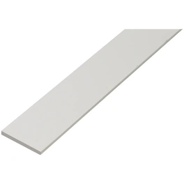 Flachstange, BxL: 25 x 1000 mm, weiß