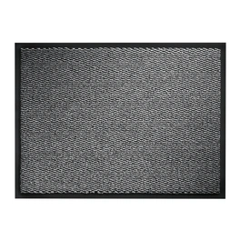 Fußmatte, schwarz/grau, BxHxL: 80 x 0,6 x 60 cm