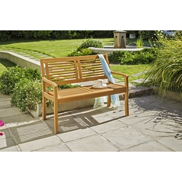 Gartenbank »Paolo«, Holz, 2-Sitzer, BxHxT: 119 x 89,5 x 61,5 cm