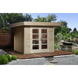 Gartenhaus »Komfort Designhaus 126 Plus Gr.1«, Holz, BxHxT: 295 x 249 x 211 cm (Außenmaße)