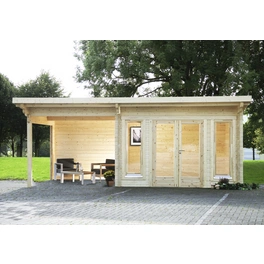 Gartenhaus »Trondheim 70-B XL«, BxT: 760 x 380 cm (Außenmaße), Wandstärke: 70 mm