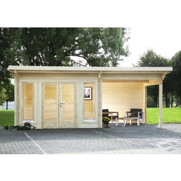 Gartenhaus »Trondheim 70-D XL«, BxT: 750 x 380 cm (Außenmaße), Wandstärke: 70 mm