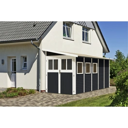 Gartenhaus »Wandlitz 5«, BxT: 181 x 442 cm (Außenmaße), Wandstärke: 19 mm
