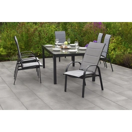 Gartenmöbelset »Marini«, 4 Sitzplätze, Aluminium/Textil