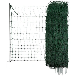 Geflügelnetz, Höhe: 90 cm, Länge: 50m, Kunststoff, grün