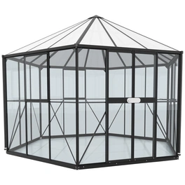 Gewächshaus »Juno«, 9 m², Kunststoff/Aluminium/ESG Glas, winterfest