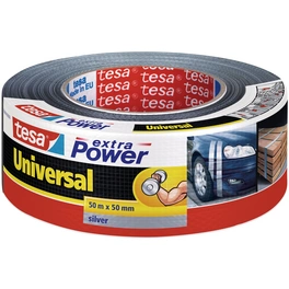 Gewebeband »extra Power Universal«, silberfarben, BxL: 5 x 14.4cm