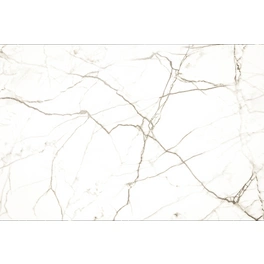 Glasboard »White Marble«, mehrfarbig, Glas