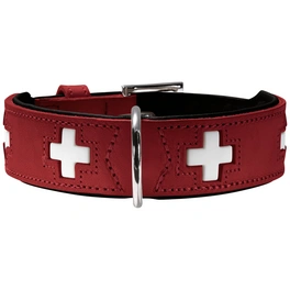 Halsband, Gr. L-XL, rot/schwarz