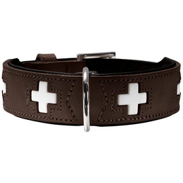 Halsband »Swiss«, Gr. XS, braun/schwarz