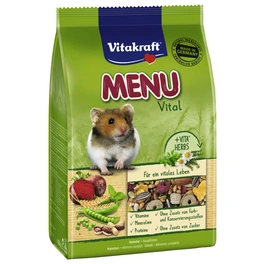 Hamsterfutter »Menü Vital«, Getreide/Saaten/Gemüse/Nuss