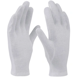 Handschuh, baumwolle, weiß