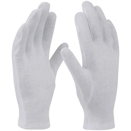 Handschuh, baumwolle, weiß