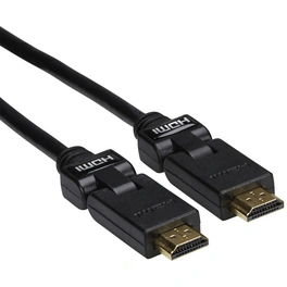 HDMI-Kabel, mit Ethernet, 1,5 m, 180°, Schwarz