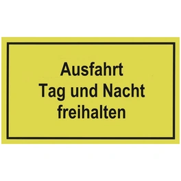 Hinweisschild, gelb, eckig, BxH: 40 x25 cm