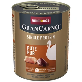 Hunde-Nassfutter »Single Protein«, Pute, 800 g