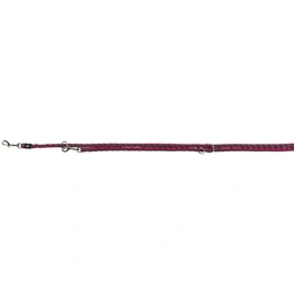 Hundeleine, Cavo, L–XL: 2,00 m/ø 18 mm, Gurtband, Grau | Pink