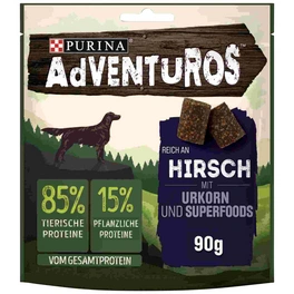 Hundesnack »Adventuros«, Hirsch, 90 g