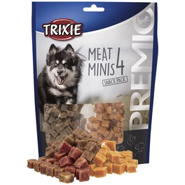 Hundesnack »PREMIO«, 4 Stück, je 100 g, Huhn/Ente/Rind/Lamm