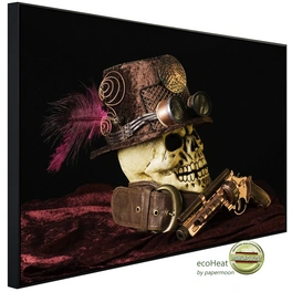 Infrarotheizung »EcoHeat - Steampunk totenkopf«, Matt-Effekt