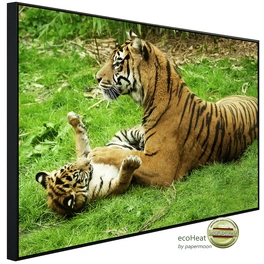 Infrarotheizung »EcoHeat - Tiger mit Baby«, Matt-Effekt