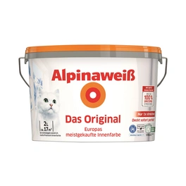 Innenfarbe »Alpinaweiß Das Original«, 2 l, weiß, matt