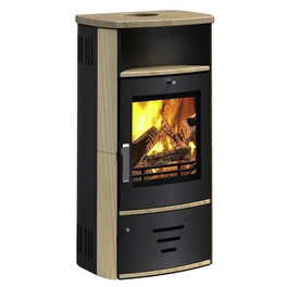 Kaminofen »Modena 2.0«, beige, Sandstein, 6 kW, Dauerbrand geeignet