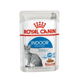 Katzen-Nassfutter, 1 x FHN Pouch Indoor in Sauce
