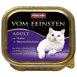 Katzen-Nassfutter »Adult«, Huhn/Meeresfrüchte, 100 g