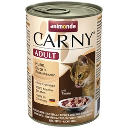 Katzen-Nassfutter »Carny«, Huhn/Pute/Ente, 400 g