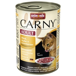 Katzen-Nassfutter »Carny«, Rind/Huhn/Ente, 400 g