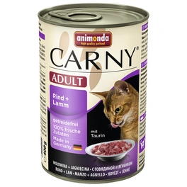 Katzen-Nassfutter »Carny«, Rind/Lamm, 400 g