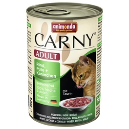 Katzen-Nassfutter »Carny«, Rind/Pute/Kaninchen, 400 g