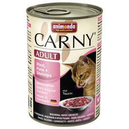 Katzen-Nassfutter »Carny«, Rind/Pute/Shrimps, 400 g