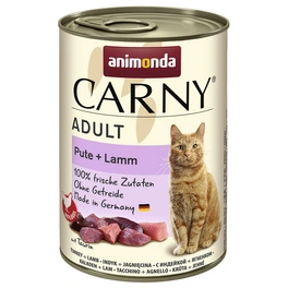 Katzen-Nassfutter »Carny«, Pute + Lamm, 400 g