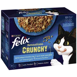 Katzen-Nassfutter »Felix Sensations Crunchy«, FELIX Sensations Crunchy