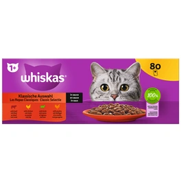 Katzen-Nassfutter »Klassische Auswahl in Sauce 1+«, Megapack, 80 x 85 g