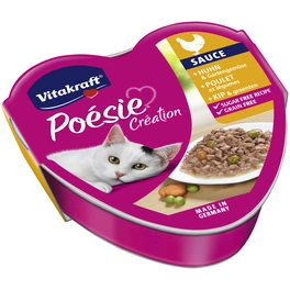 Katzen-Nassfutter »Poésie Création«, 85 g, Huhn/Gemüse