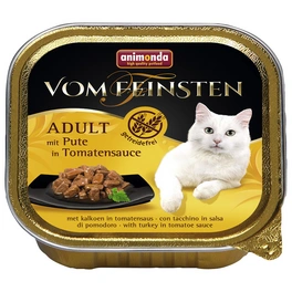 Katzen-Nassfutter, Pute/Tomate, 100 g